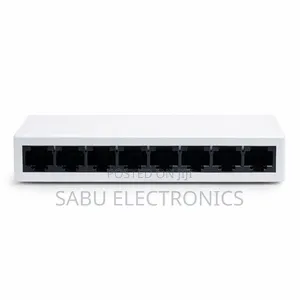 Kuwfi 8-Port Fast Ethernet Network Switch – High-Speed Lan Splitter