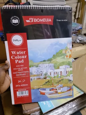 Bomeijia 160gsm A3 Water Colour Pad - 24 Sheets