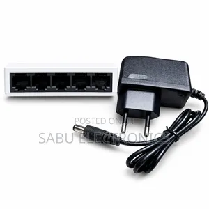 Kuwfi 5-Port Network Switch – High-Speed Ethernet Lan Switch