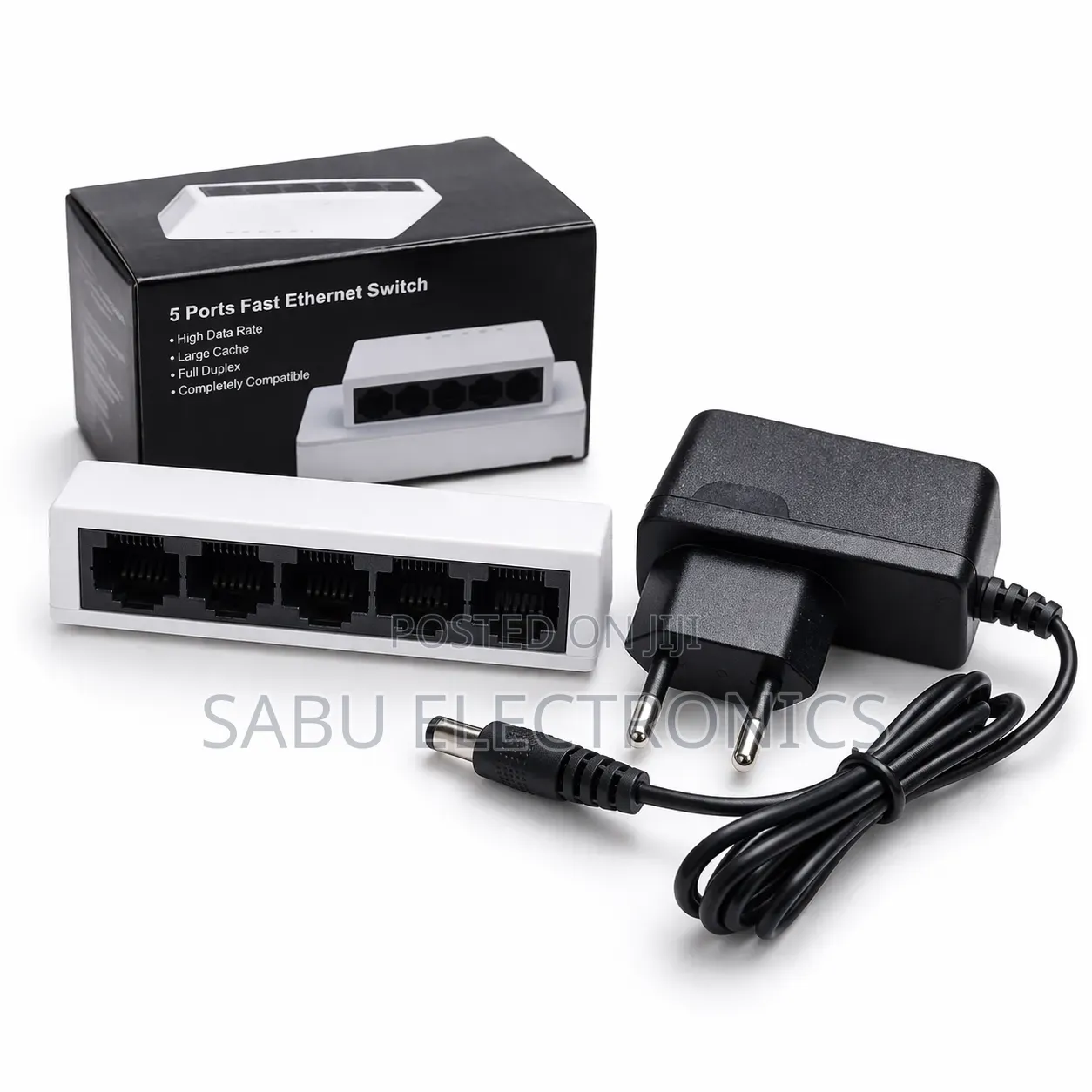 Kuwfi 5-Port Network Switch – High-Speed Ethernet Lan Switch