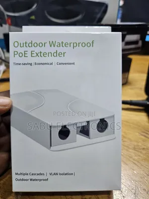 Outdoor Waterproof Poe Extender – 3-Port Output – 100m Extension