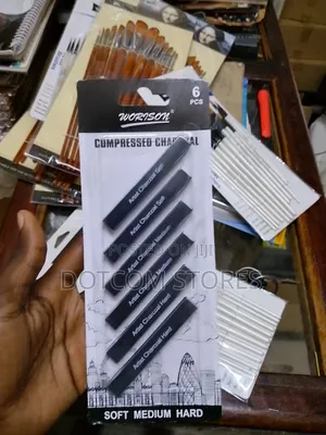 Compressed Charcoal Rod BLLNDX 6pcs