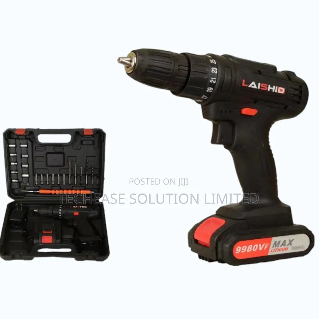 Laishid Cordless Drill Driver – 21-Speed Lithium Battery Power Drill