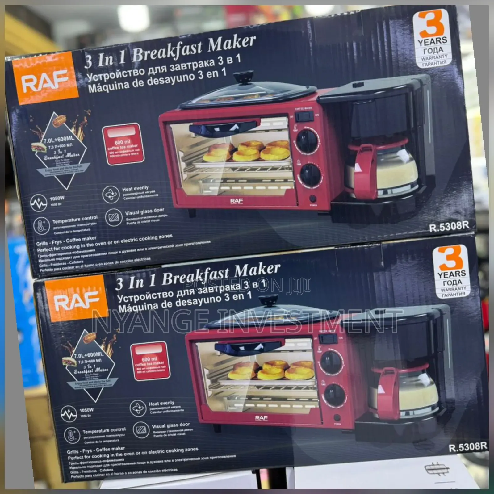 3in1 Breakfast Machine Raf Brands