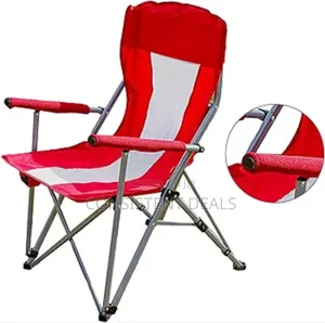Outdoor Folding Large Armchair Seat Portable Camping Chair