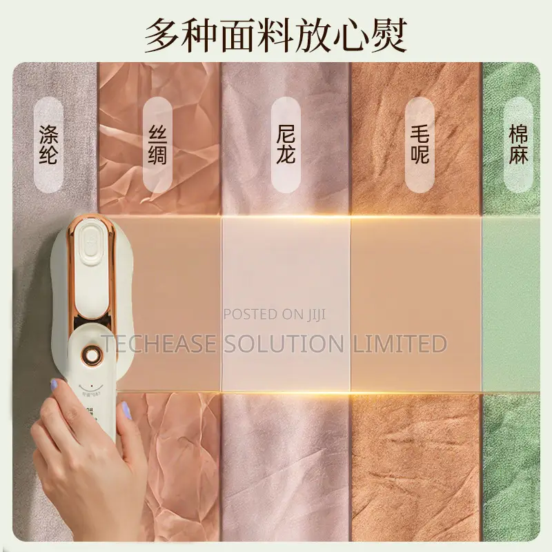 Handheld Garment Steamer – 180ml Foldable Handle, Fast Wrinkle Remove