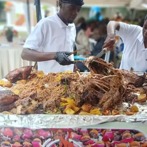Full Goat  Roasting Bbq, Sweet and Soft Muchomo Well Designed