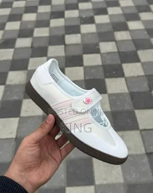 Mary Jane Aesthetic Adidas Samba Soft Pink Accents