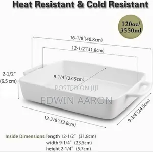 Ceramic Rectangular Oven Baking Dish