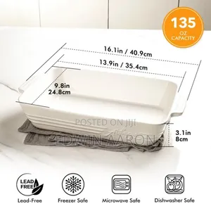 Ceramic Rectangular Oven Baking Dish