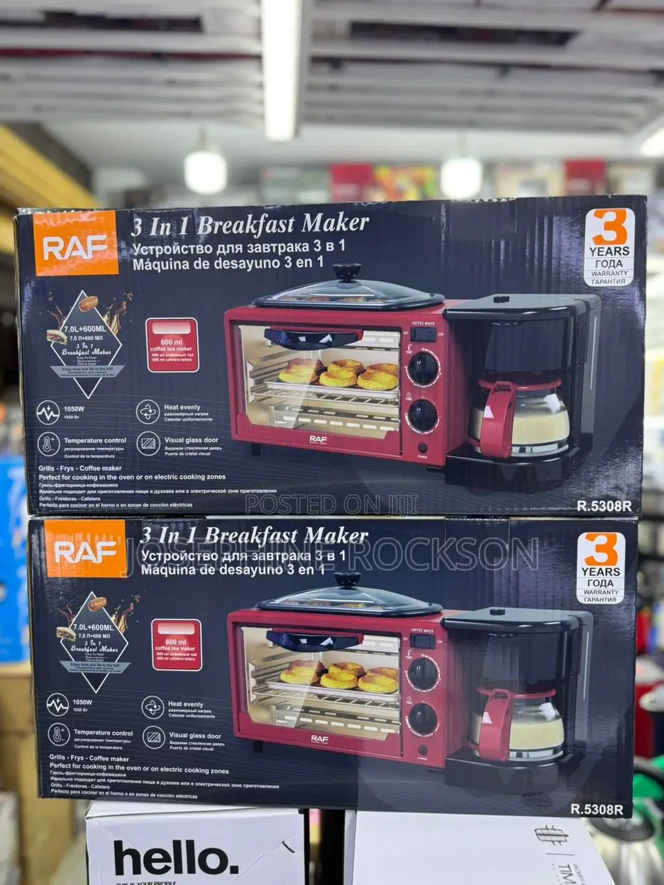 Raf 3in 1 Breakfast Maker