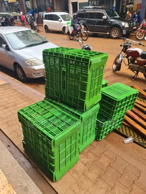 Fruit Ovacado Plastic Crates Plastic Crates Green