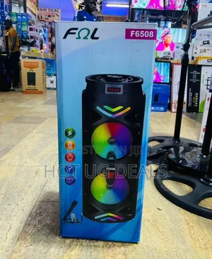 FQL Rechargeable Portable Speaker With Bluetooth, Fm Radio, Usb Port