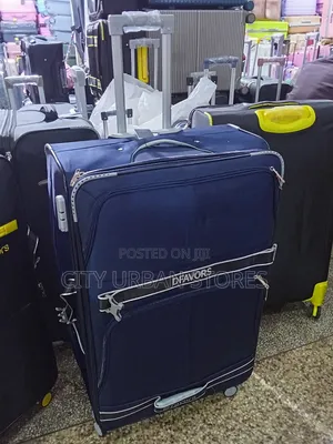 Skyblue Medium Size 4 Wheels Suitcase