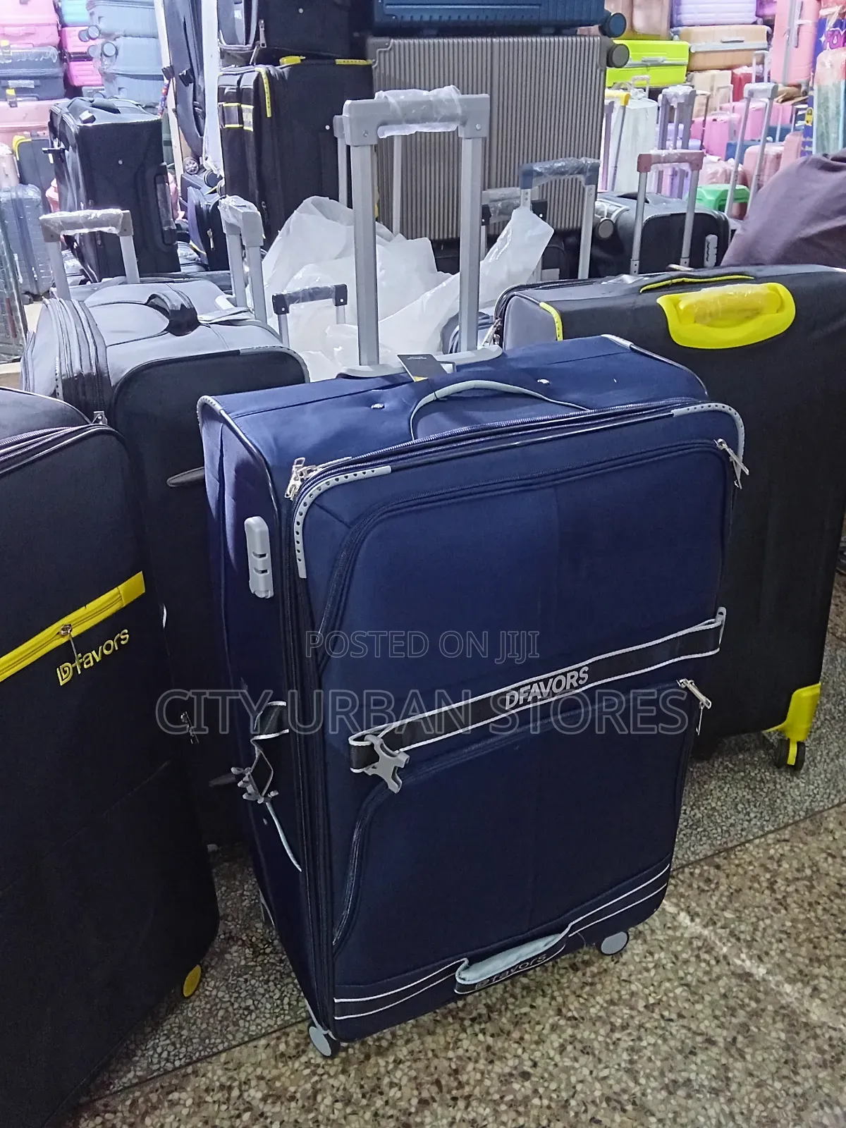 Skyblue Medium Size 4 Wheels Suitcase