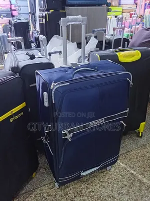Skyblue Medium Size 4 Wheels Suitcase