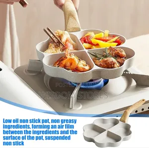 4 Hole Heart-Shaped Omelette Pan