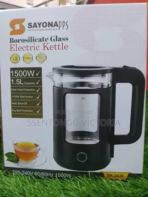 Borosilicate Glass Kettle Sayona