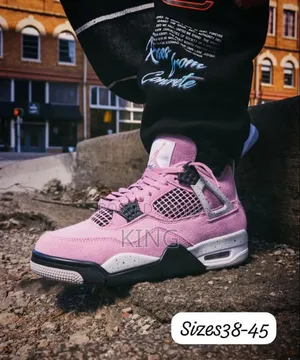 Women's Nike Air Jordan 4 Retro in the "Orchid" Colorway.