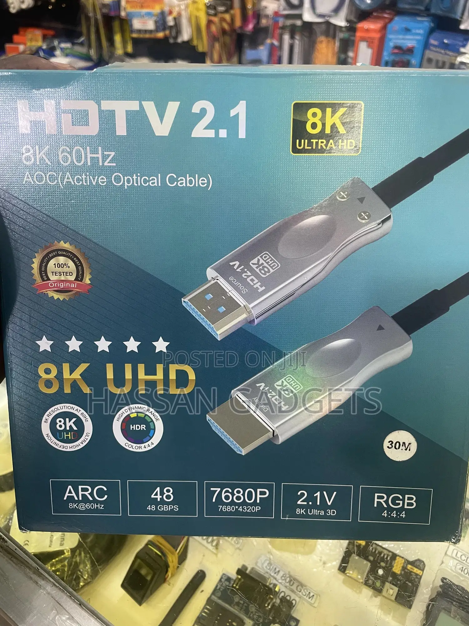 Hdmi 2.1 Cable 30m, 48gbps High Speed Hdmi Cable