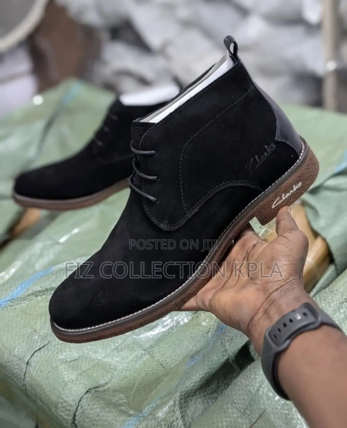 Midnight Suede Clarks Boot