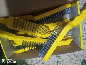 Industrial Wire Brush, Commonly Used for Heavy-Duty Cleaning Tasks.