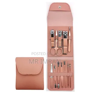 Stainless Steel Rose Gold Manicure and Pedicure Kit