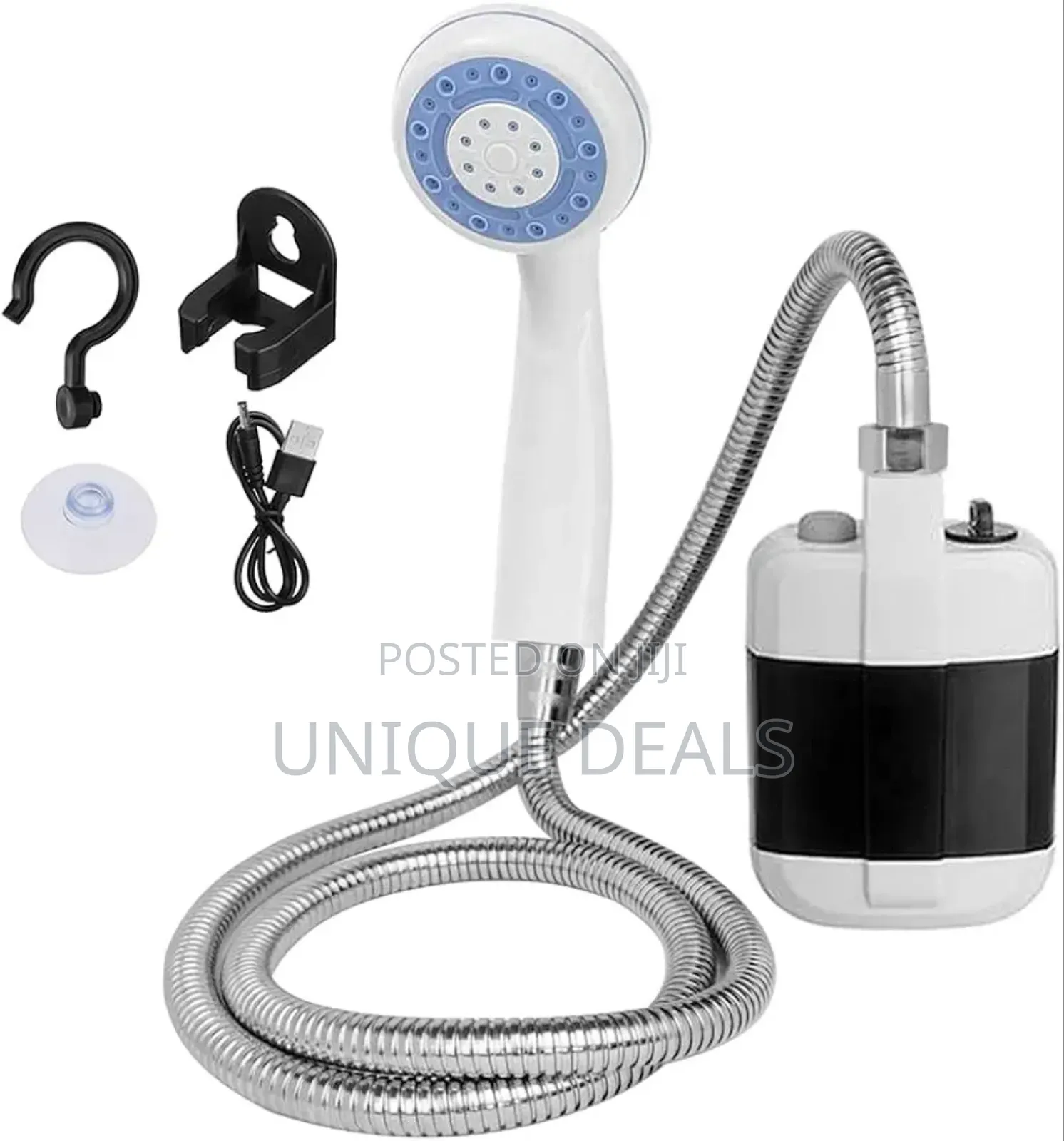 Outdoor Camping Portable Usb Rechargeable Electric Water Pump Shower