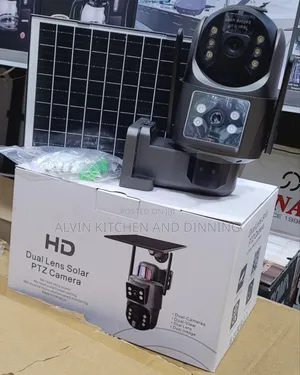 Solar Security Camera Dual Lens