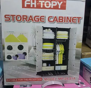 2 Collum Plastic Wardrobe
