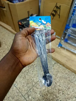 6-Piece Stainless Steel Tea Spoon Set.