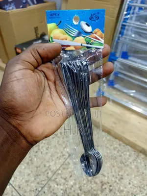 6-Piece Stainless Steel Tea Spoon Set.