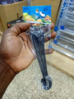 6-Piece Stainless Steel Tea Spoon Set.