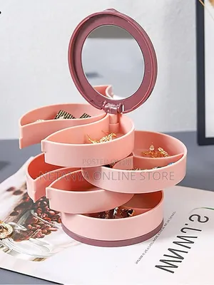 Rotating Jewelry Organizer Box