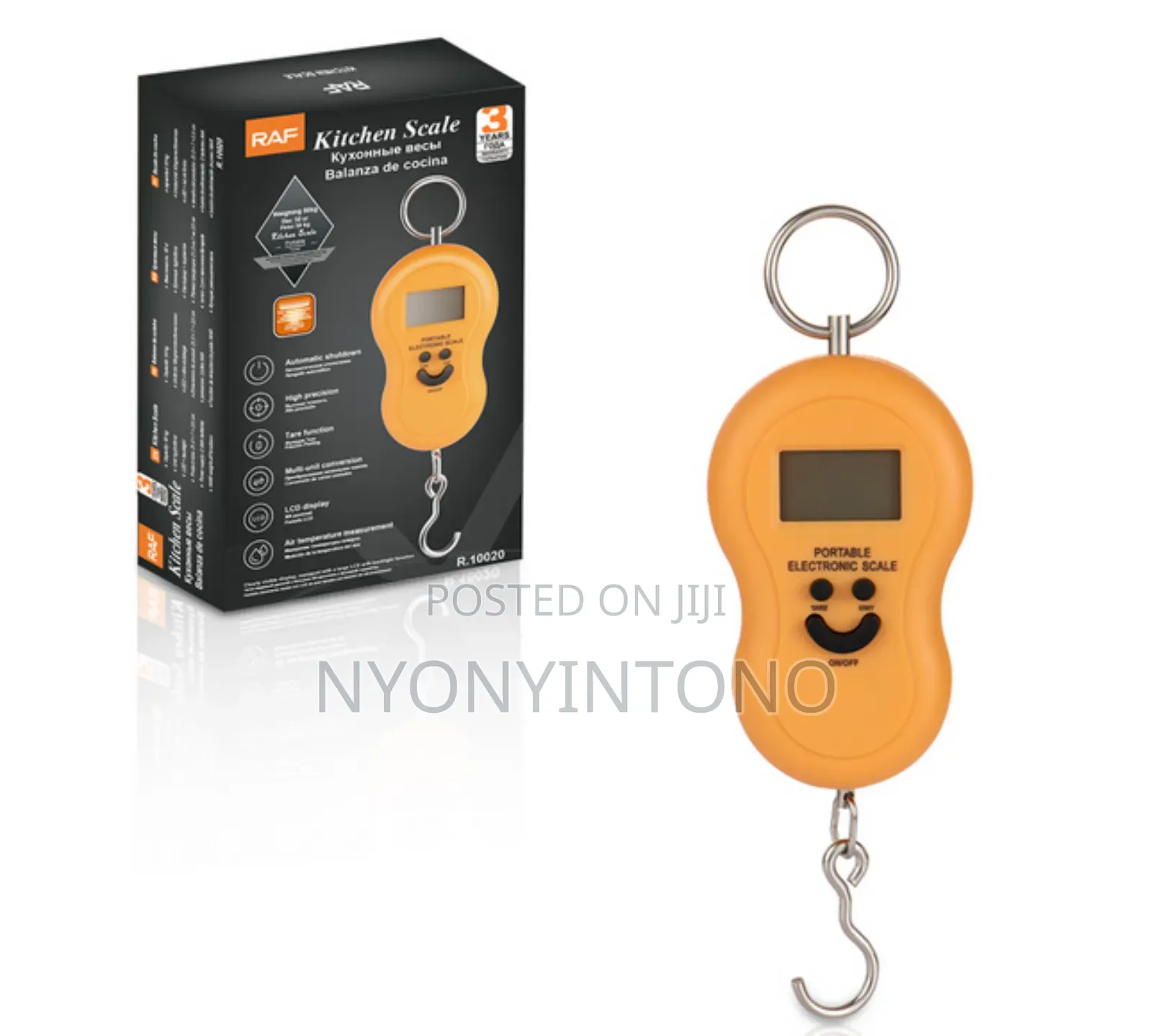 Raf 50kg Max Hanging Laguage Scale With Digital Display