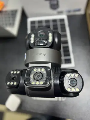 Solar Ai Security Camera (Multi-Lens)