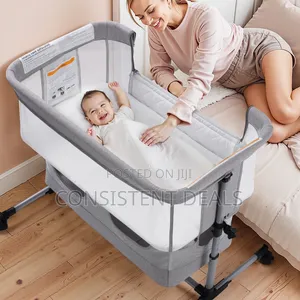 Bedside Bassinets for Baby, Bassinet Bedside Sleeper With Wheels