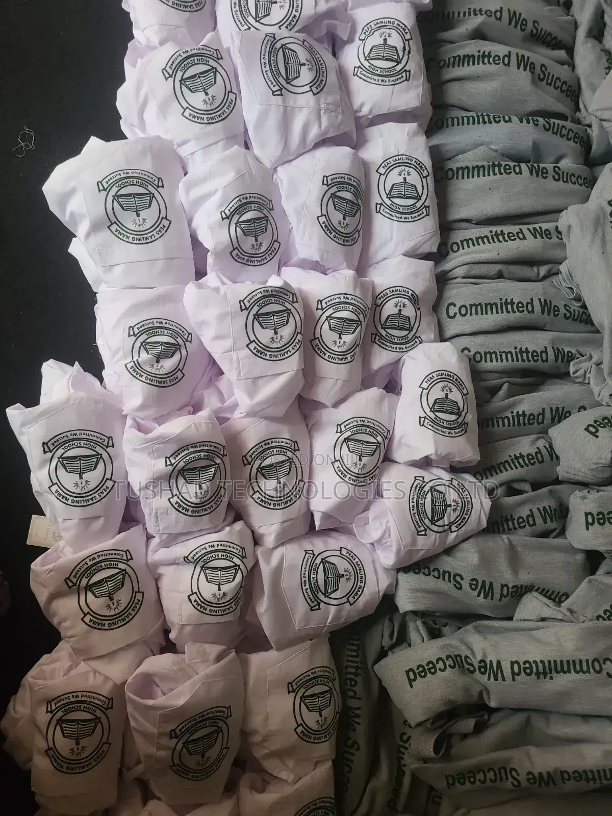 Uniform Labeling, School Company Logo Branding Clothes Screen Printing
