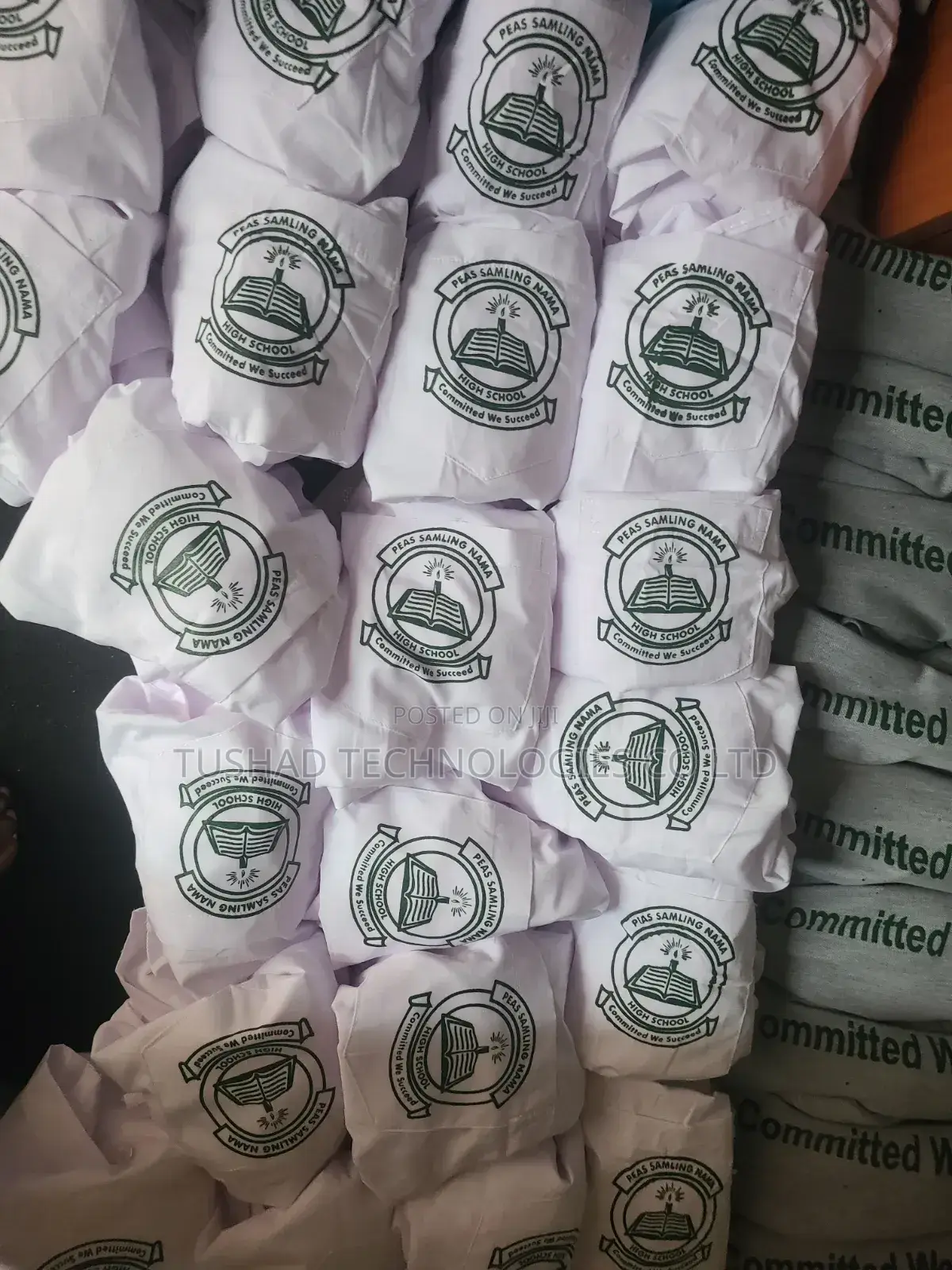 Uniform Labeling, School Company Logo Branding Clothes Screen Printing