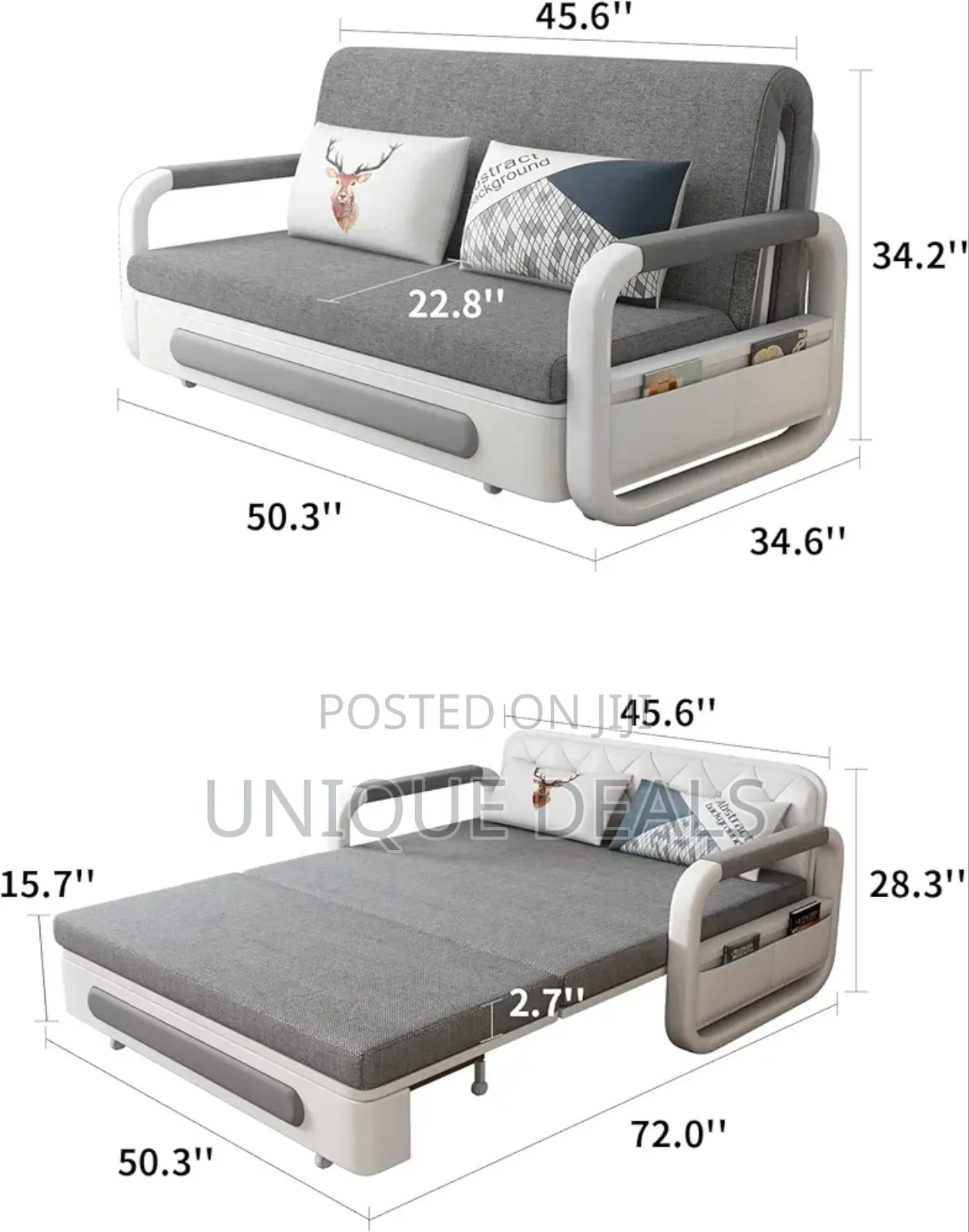 Sofa Bed Futon -Pull Out Sleeper Couches for Living Room