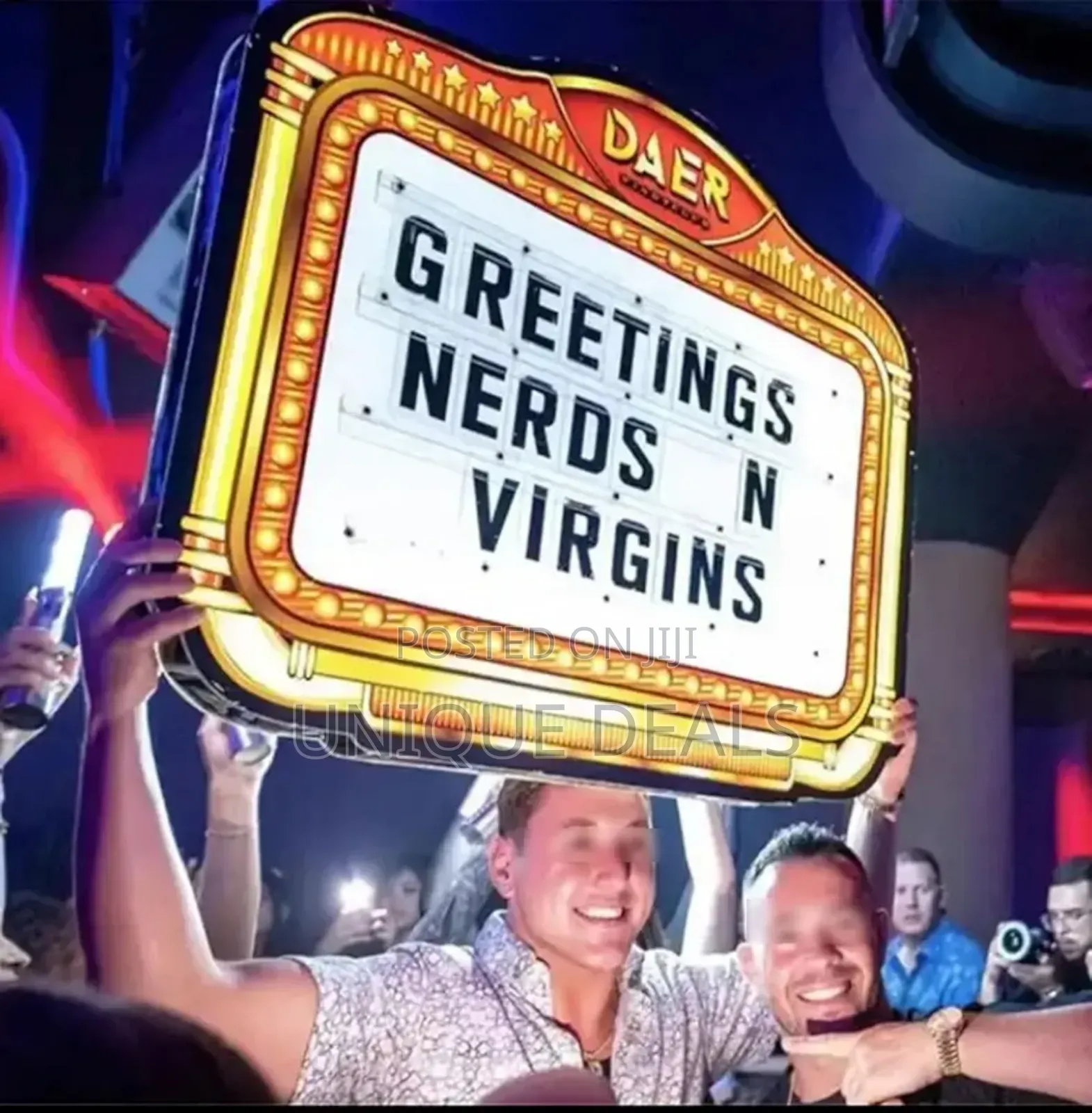 Bottle Service Sign Club Signs
