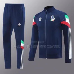 Navy Blue Gym Wears Tracksuit Adidas Original Material
