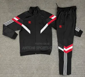 Black Adidas Tracksuit Original Material