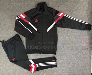 Black Adidas Tracksuit Original Material
