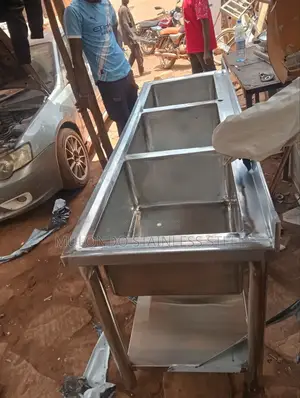 Commercial Stainless Sink Triple Bowl
