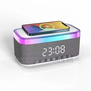 Portable Bluetooth Speaker With 15w Fast Wireless Charging