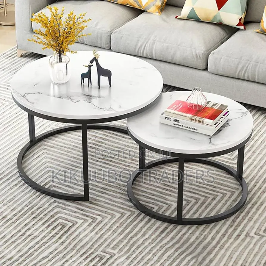 Nesting Coffee Tables Set of 2 - Stylish for Bedroom Decorations