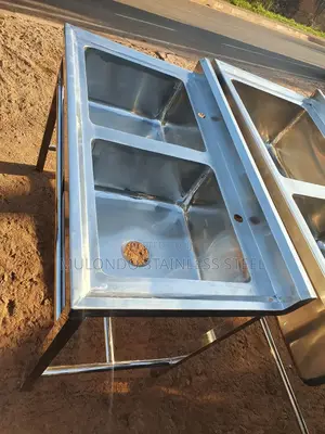 Commercial Stainless Steel Sink Double Bowl