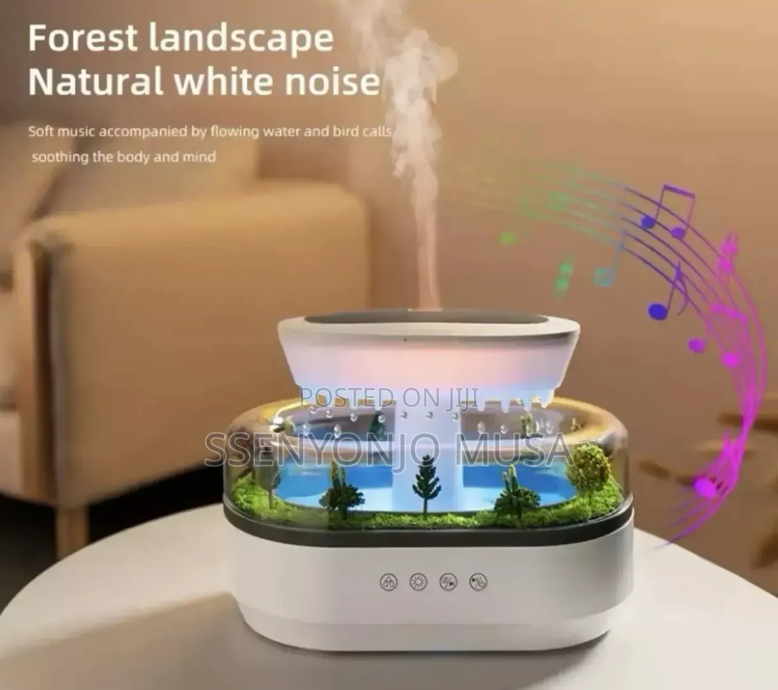 Rain Cloud Aroma Diffuser - Small Air Humidifier With Light