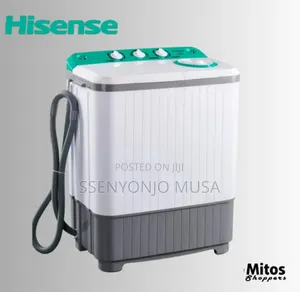 Hisense 7kg Twin Tub Washing Machine Wsbe701-semi-auto-white